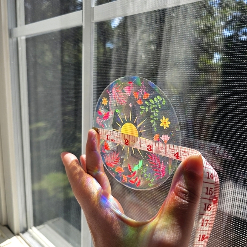HP🎉 🌈 Reflective Nature Window Sun Catcher Decal Sticker - Picture 4 of 6